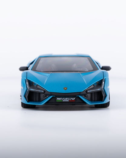 Lamborghini Revuelto Diecast Blue Car 1:24 Scale - Ignition Prime