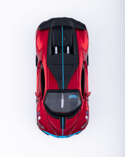 Bugatti Divo Diecast Red Car 1:24 Scale - Ignition Prime