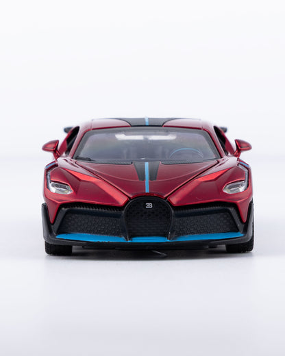 Bugatti Divo Diecast Red Car 1:24 Scale - Ignition Prime