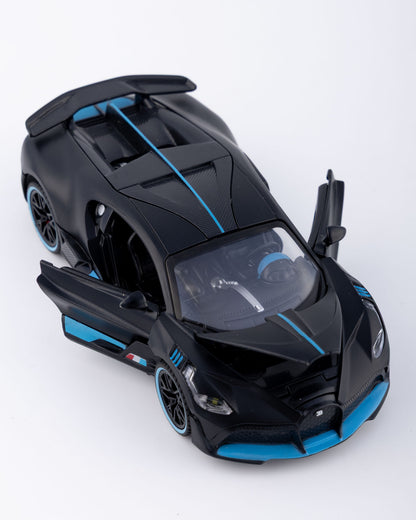 Bugatti Divo Diecast Black Car 1:24 Scale - Ignition Prime