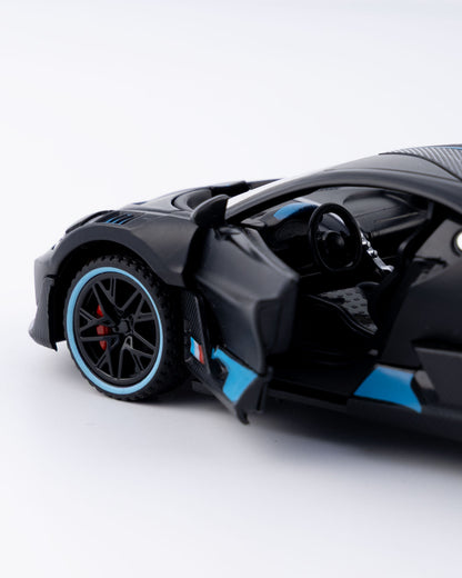 Bugatti Divo Diecast Black Car 1:24 Scale - Ignition Prime