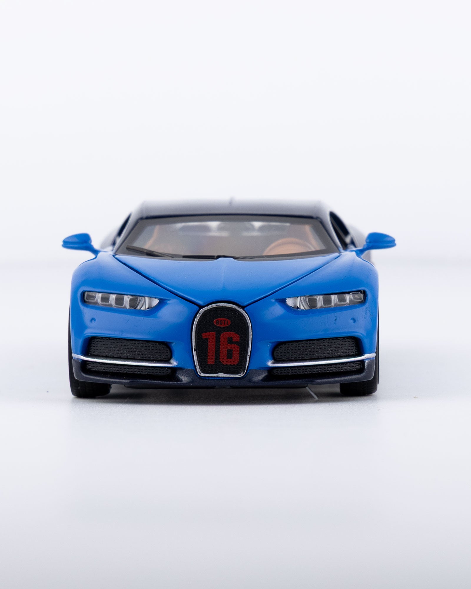 Bugatti Chiron Diecast Black And Blue Car 1:24 Scale - Ignition Prime