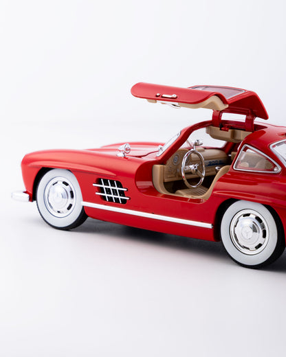 Mercedes-Benz 300SL Gullwing Diecast Red Car 1:24 Scale - Ignition Prime