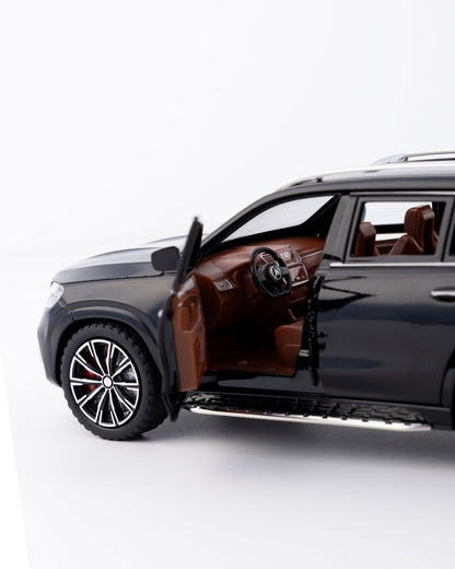 Mercedes-Benz GLS-Class AMG Diecast Black Car 1:24 Scale - Ignition Prime