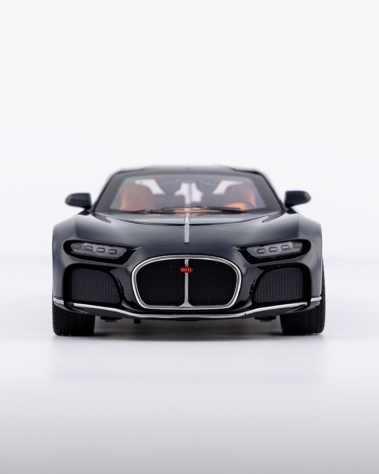 Bugatti La Voiture Noire Atlantic Diecast Black Car 1:24 Scale - Ignition Prime
