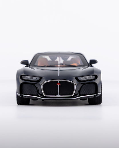 Bugatti La Voiture Noire Atlantic Diecast Black Car 1:24 Scale - Ignition Prime