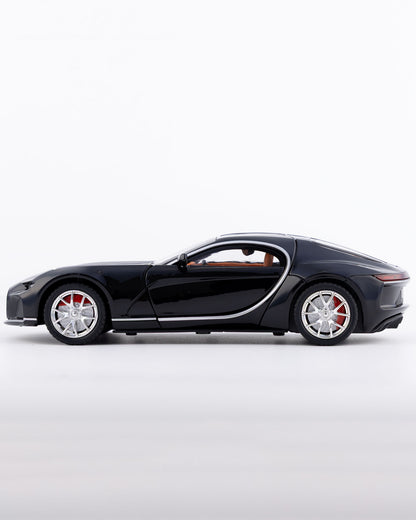 Bugatti La Voiture Noire Atlantic Diecast Black Car 1:24 Scale - Ignition Prime