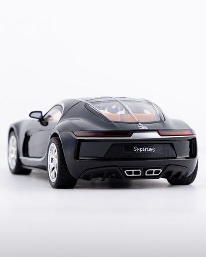 Bugatti La Voiture Noire Atlantic Diecast Black Car 1:24 Scale - Ignition Prime