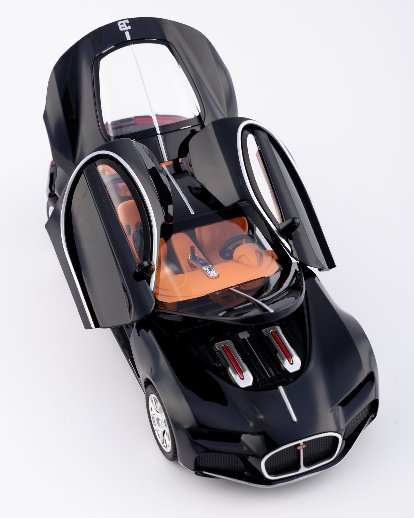 Bugatti La Voiture Noire Atlantic Diecast Black Car 1:24 Scale - Ignition Prime