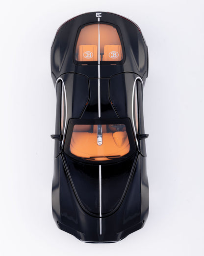 Bugatti La Voiture Noire Atlantic Diecast Black Car 1:24 Scale - Ignition Prime