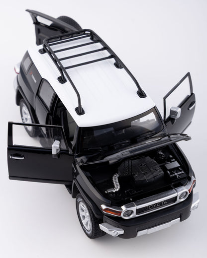 Toyota FJ Cruiser Diecast Black Car 1:24 Scale - Ignition Prime