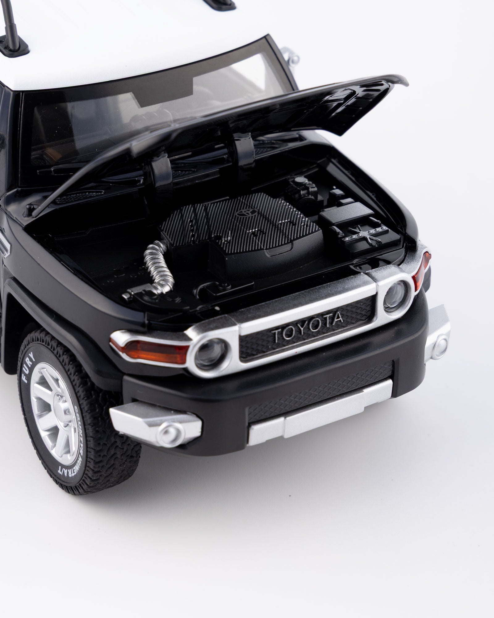 Toyota FJ Cruiser Diecast Black Car 1:24 Scale - Ignition Prime