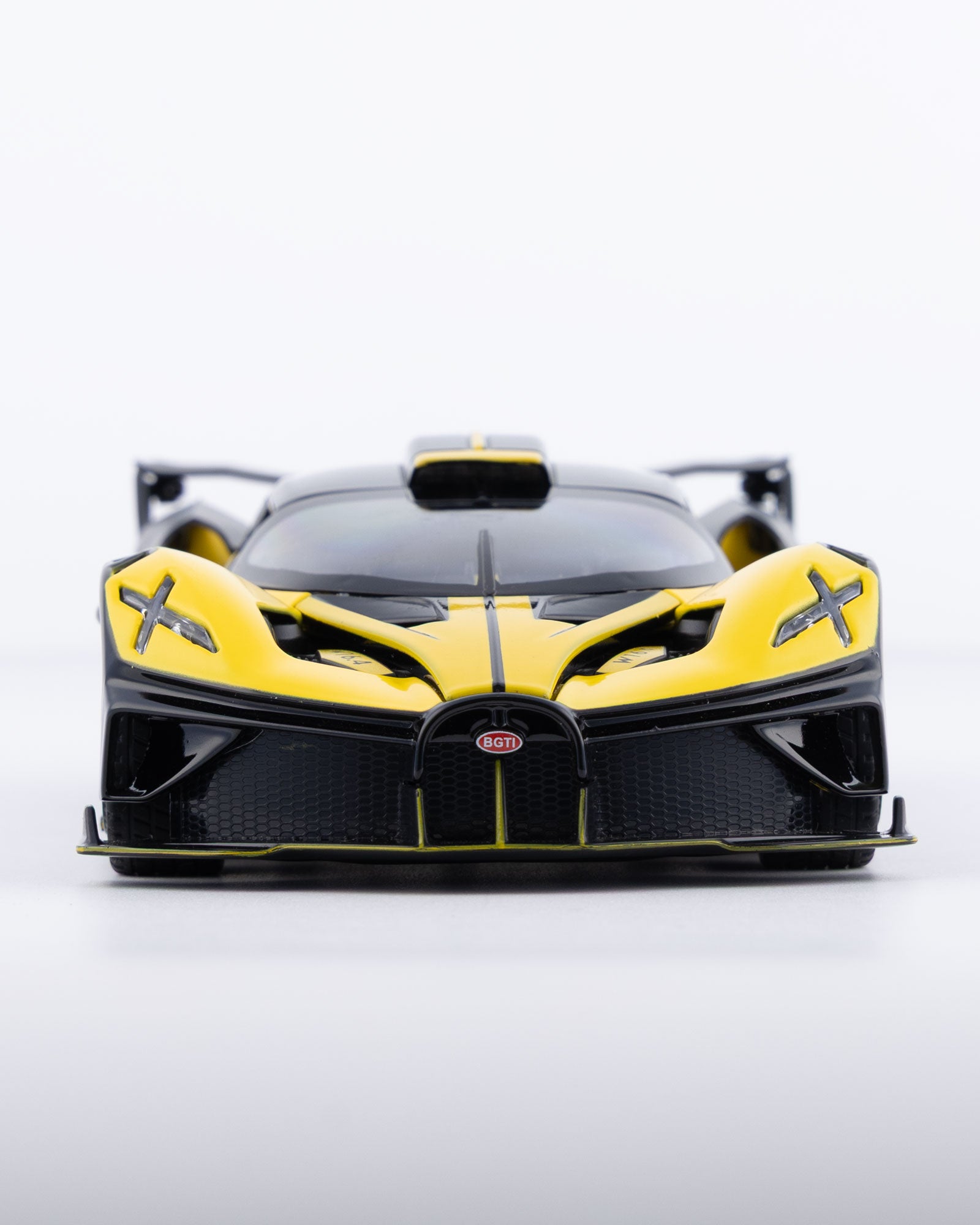 Bugatti Bolide Diecast Yellow Car 1:24 Scale - Ignition Prime
