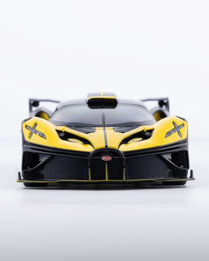Bugatti Bolide Diecast Yellow Car 1:24 Scale - Ignition Prime