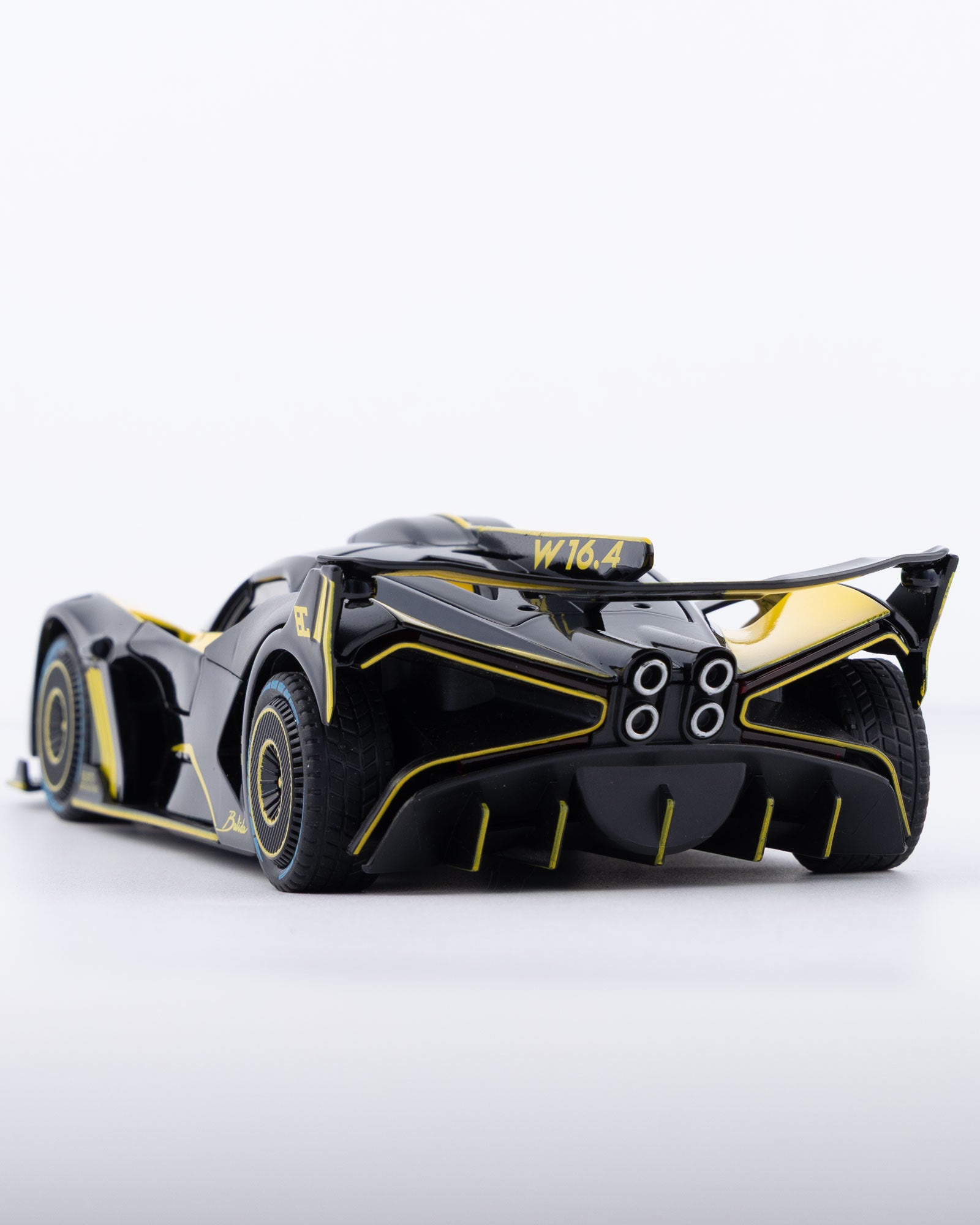 Bugatti Bolide Diecast Yellow Car 1:24 Scale - Ignition Prime