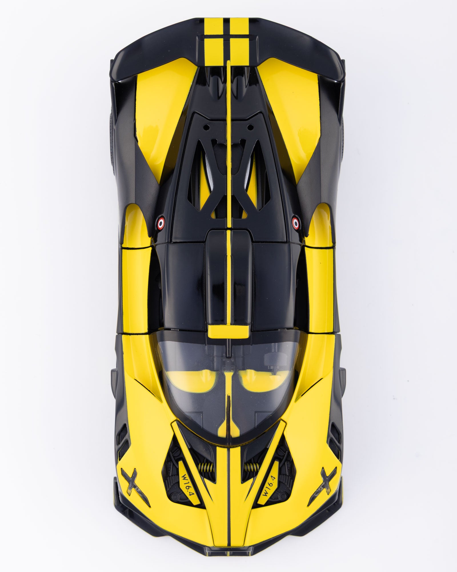 Bugatti Bolide Diecast Yellow Car 1:24 Scale - Ignition Prime