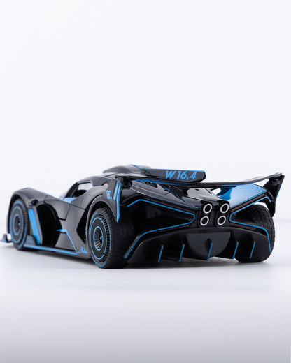Bugatti Bolide Diecast Blue Car 1:24 Scale - Ignition Prime