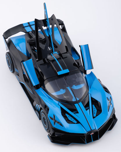 Bugatti Bolide Diecast Blue Car 1:24 Scale - Ignition Prime