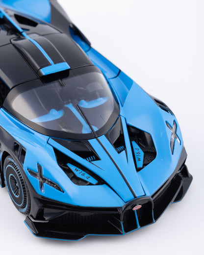 Bugatti Bolide Diecast Blue Car 1:24 Scale - Ignition Prime