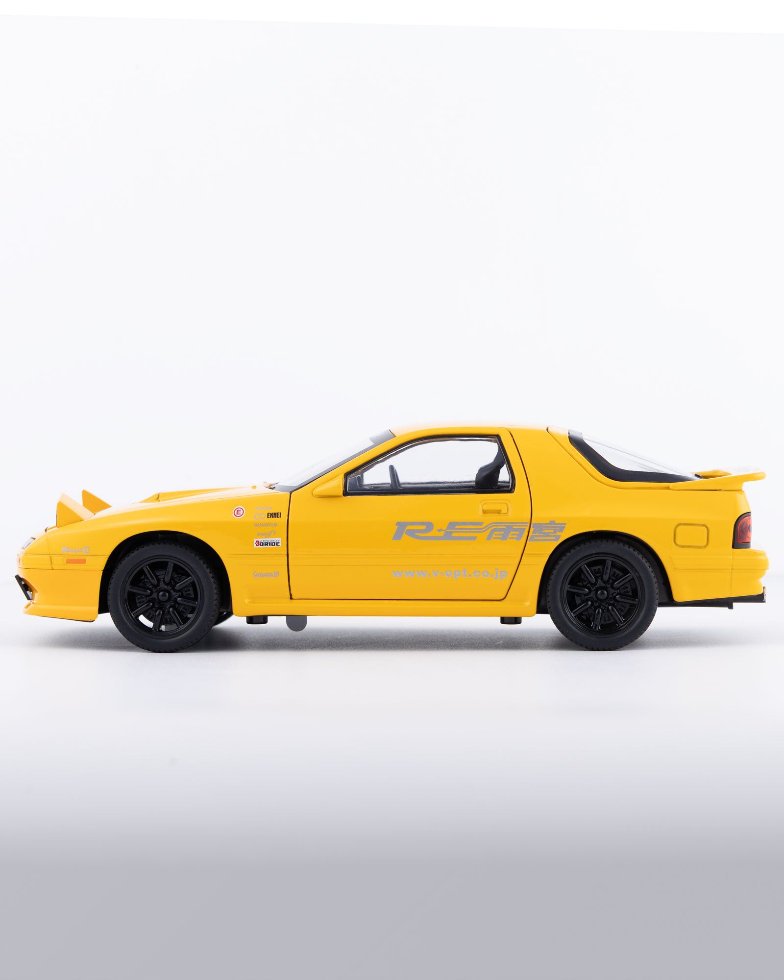 Mazda RX-7 FC3S RE Amemiya Diecast Yellow Car 1:24 Scale - Ignition Prime
