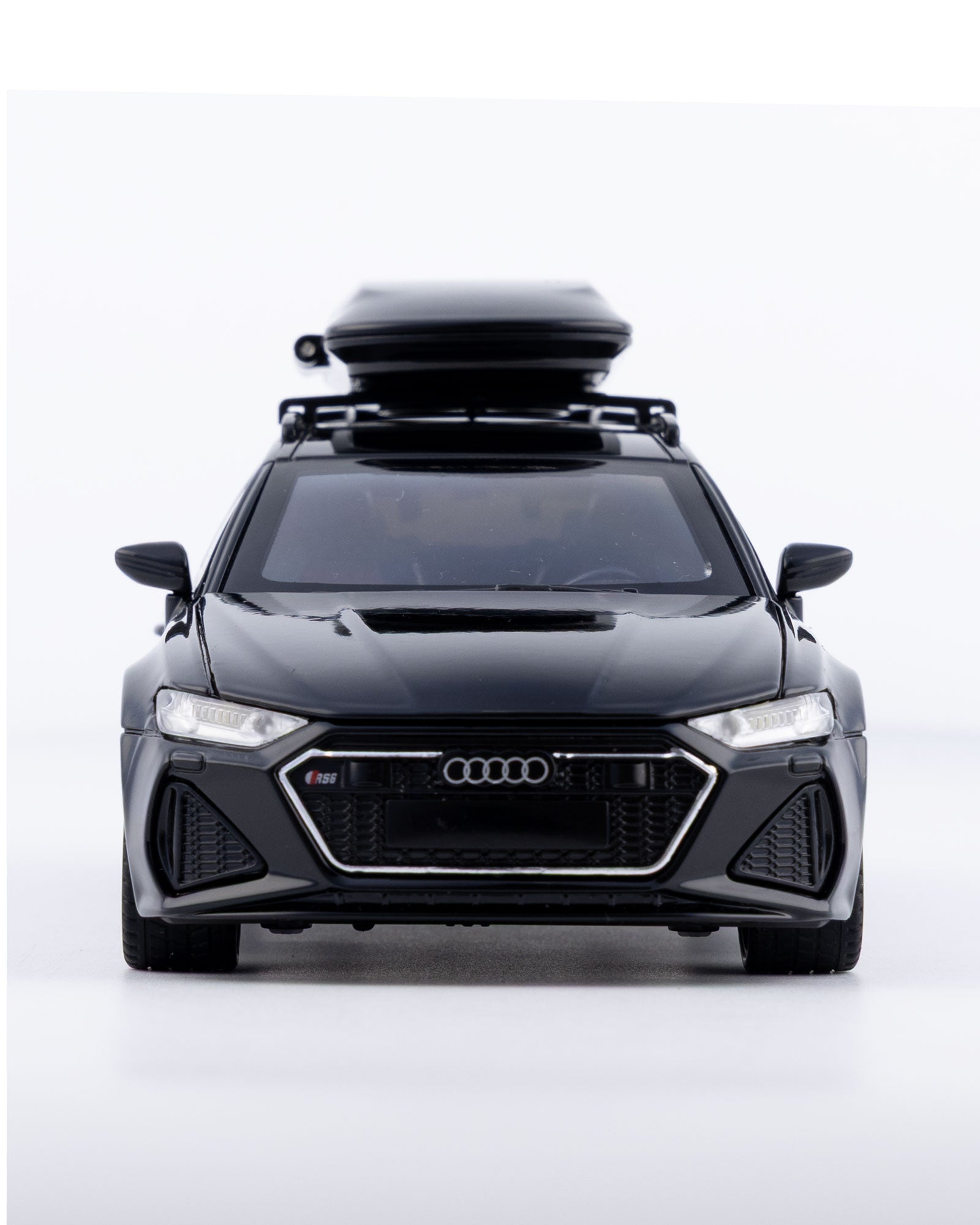 Audi RS6 Avant Diecast Black Car 1:24 Scale - Ignition Prime