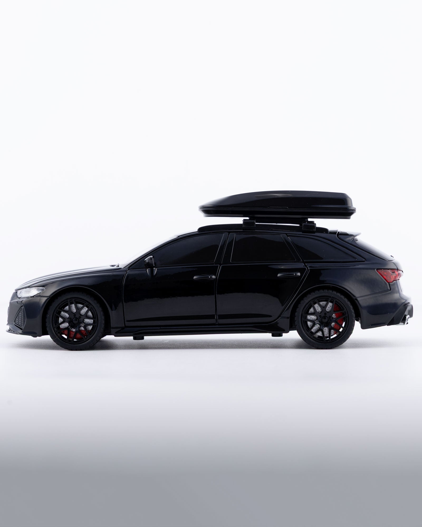 Audi RS6 Avant Diecast Black Car 1:24 Scale - Ignition Prime