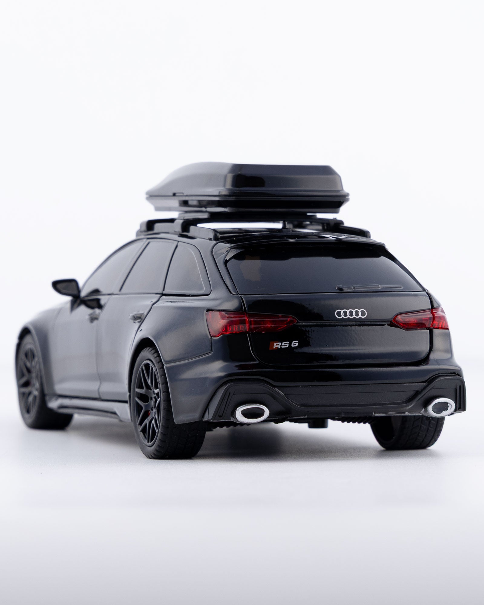 Audi RS6 Avant Diecast Black Car 1:24 Scale - Ignition Prime