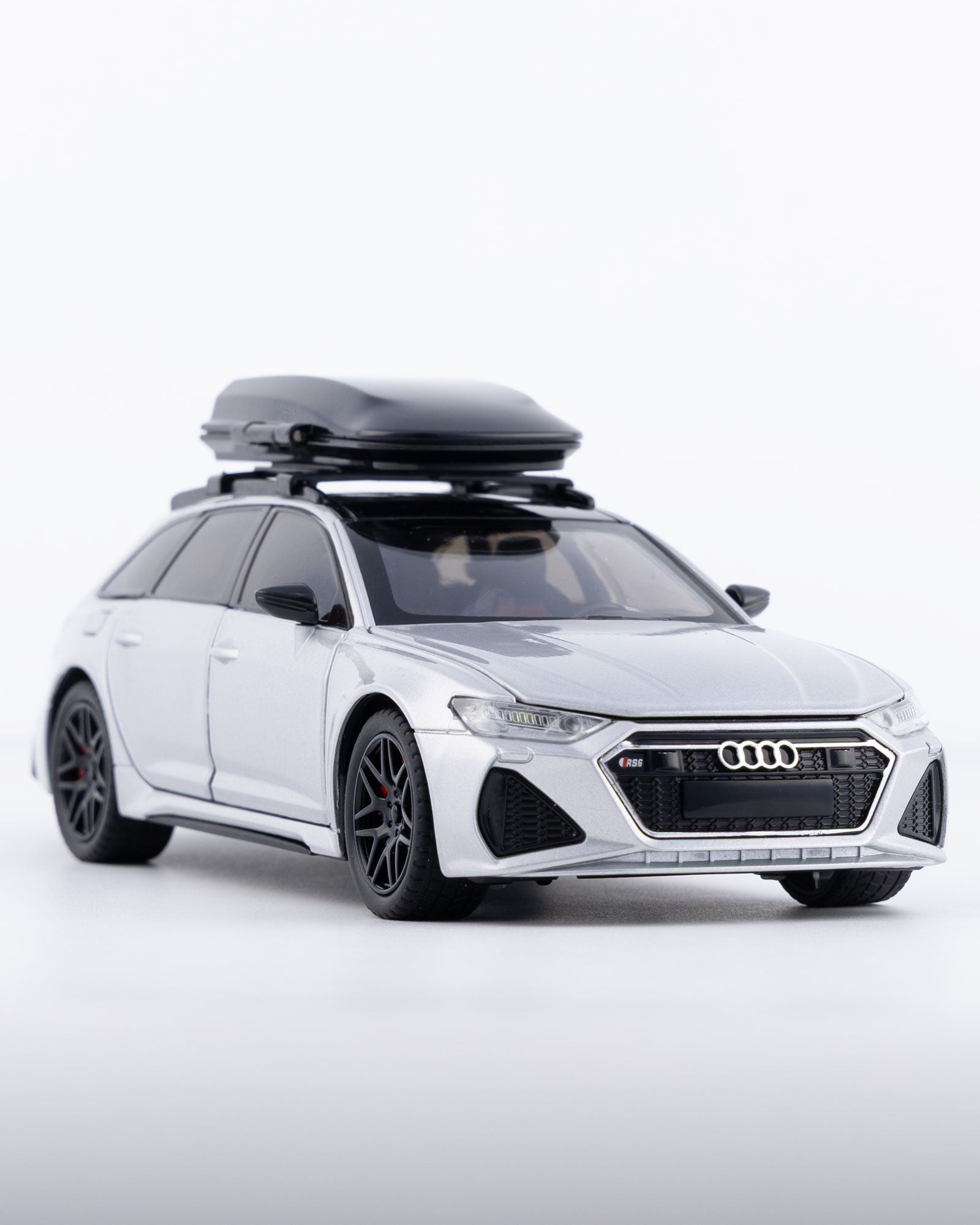 Audi RS6 Avant Diecast White Car 1:24 Scale - Ignition Prime