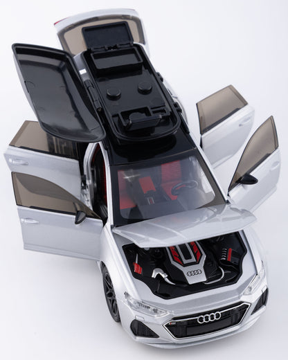 Audi RS6 Avant Diecast White Car 1:24 Scale - Ignition Prime