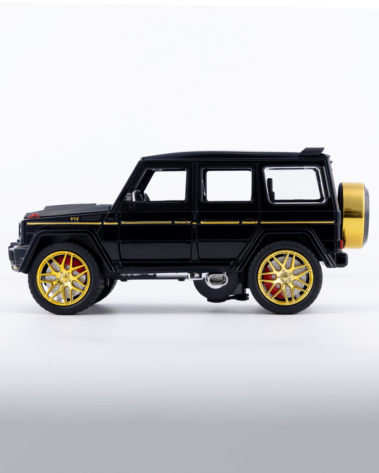 Mercedes-Benz G63 AMG V12 G-Class Diecast Black Car 1:24 Scale - Ignition Prime