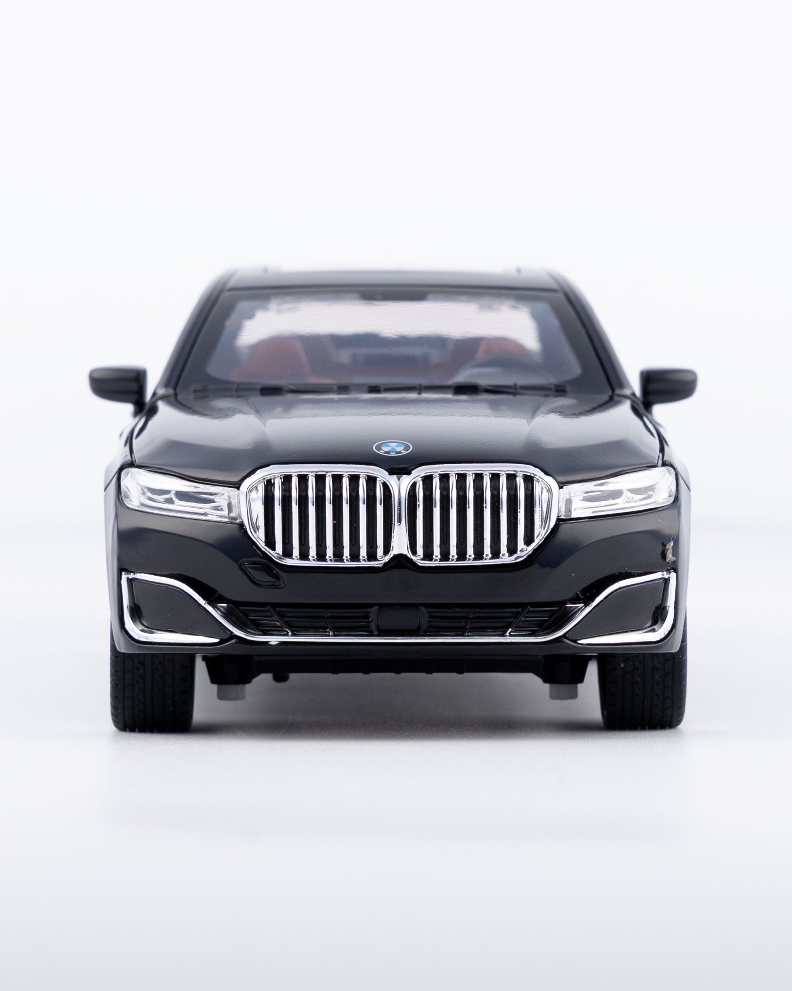 BMW 760Li V12 Sedan Diecast Black Car 1:24 Scale - Ignition Prime