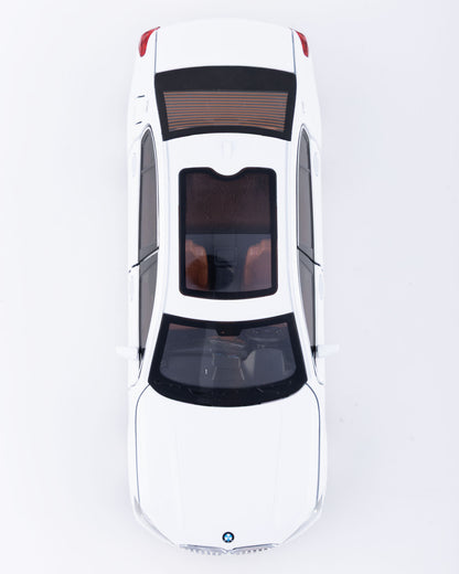 BMW 760Li V12 Sedan Diecast White Car 1:24 Scale - Ignition Prime