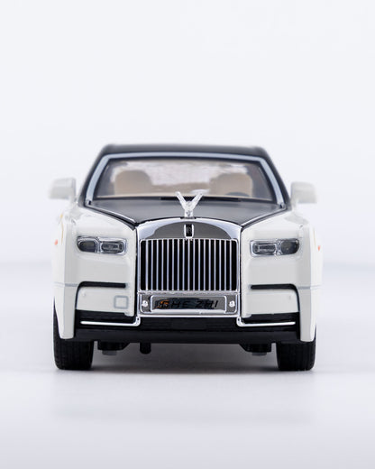 Rolls-Royce Phantom Diecast White Car 1:24 Scale - Ignition Prime