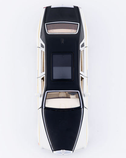 Rolls-Royce Phantom Diecast White Car 1:24 Scale - Ignition Prime