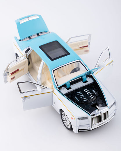 Rolls-Royce Phantom Diecast Blue Car 1:24 Scale - Ignition Prime