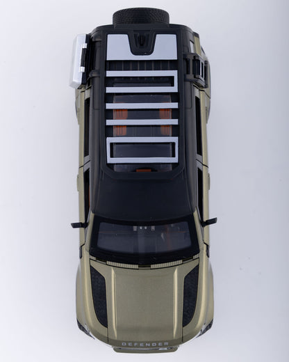 Land Rover Defender Diecast Green Car 1:24 Scale - Ignition Prime