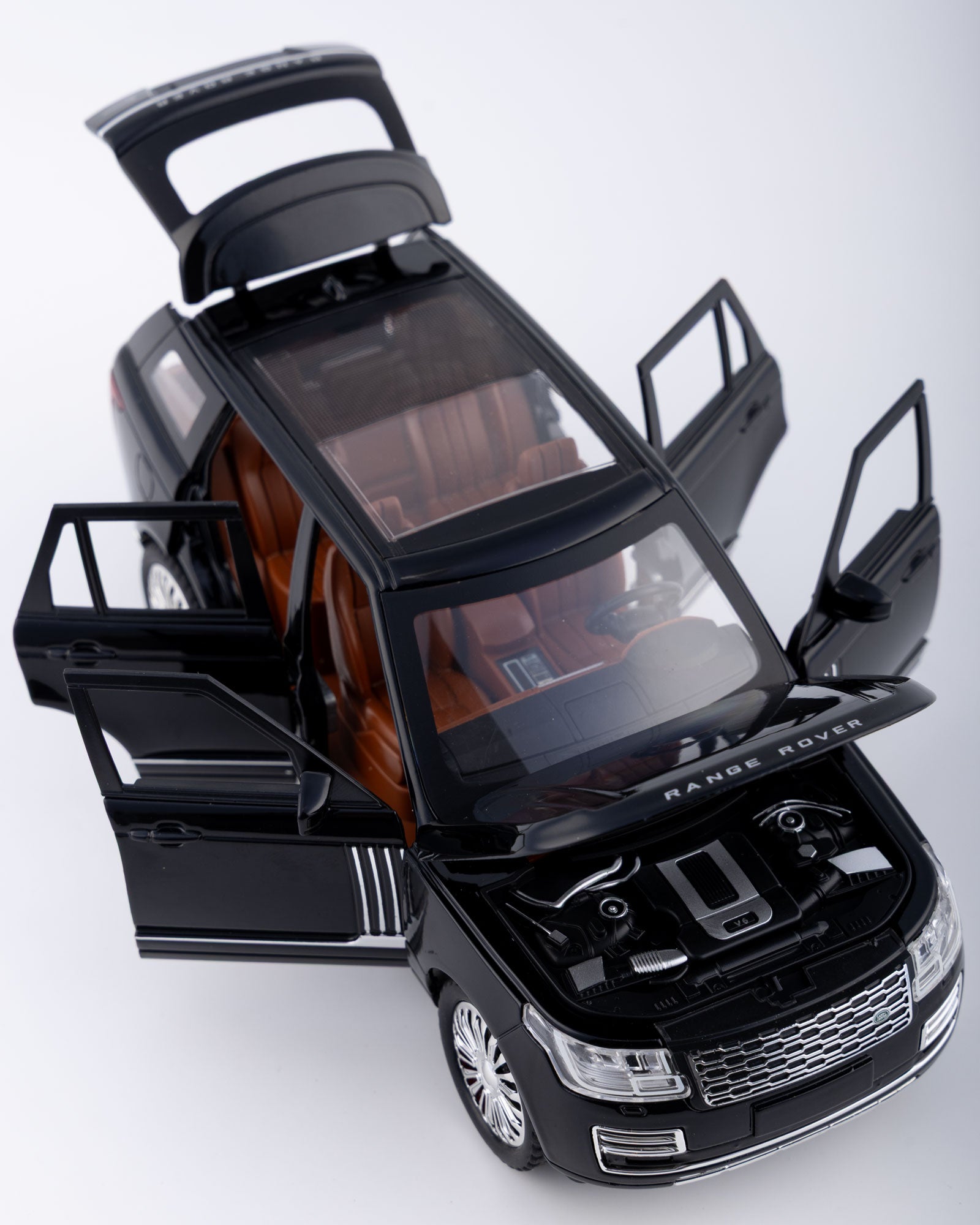 Range Rover L405 Diecast Black Car 1:24 Scale - Ignition Prime