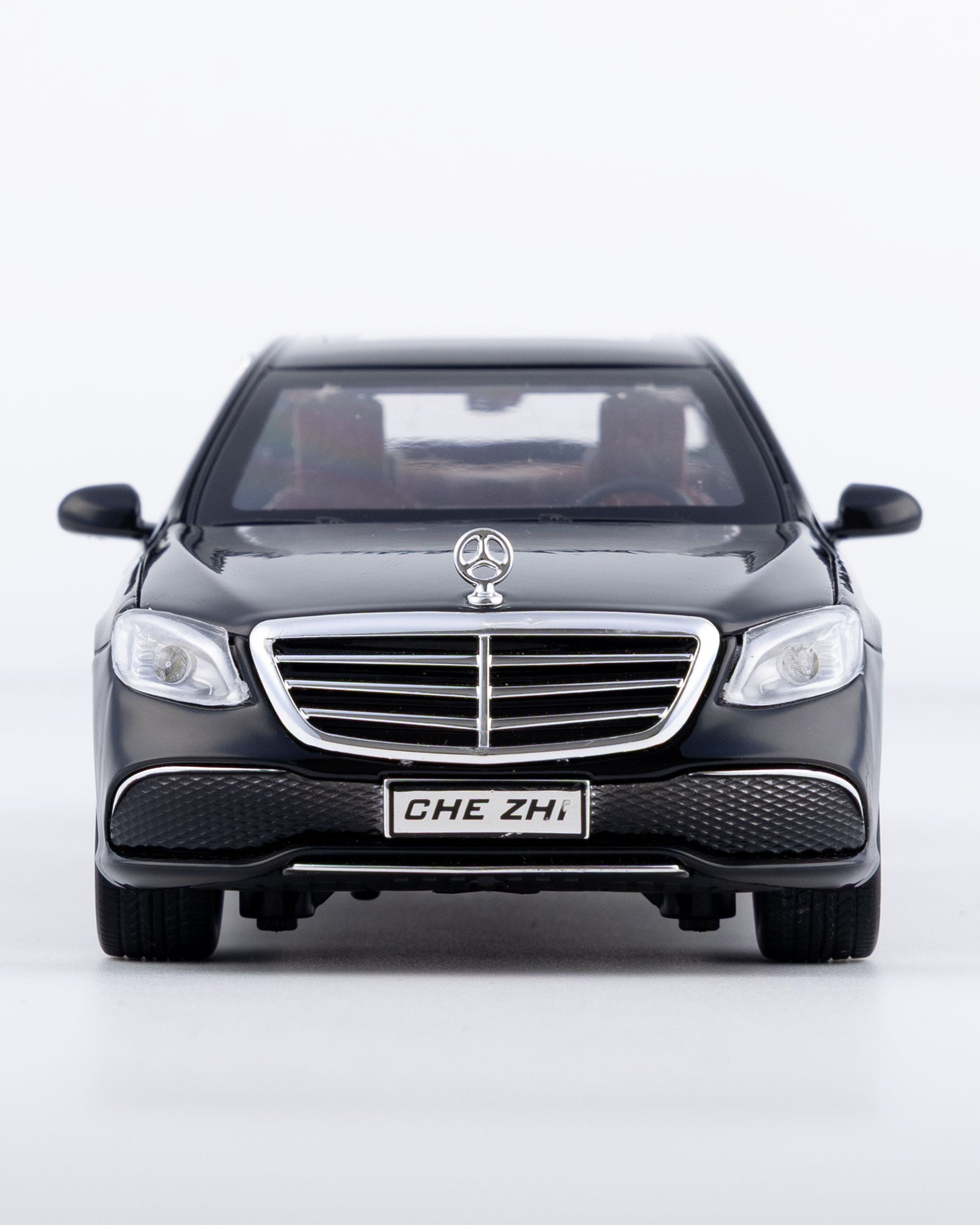 Mercedes-Benz E300eL Diecast Black Car 1:24 Scale - Ignition Prime