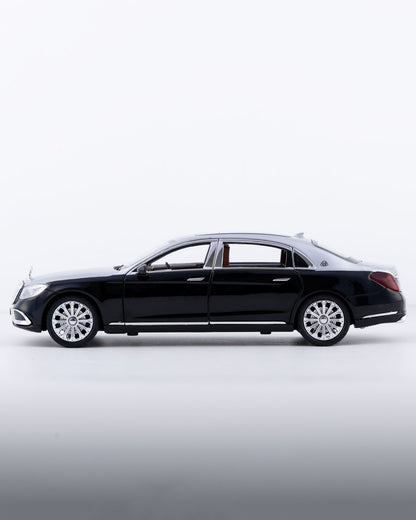 Mercedes-Maybach S600 Diecast Black Car 1:24 Scale - Ignition Prime