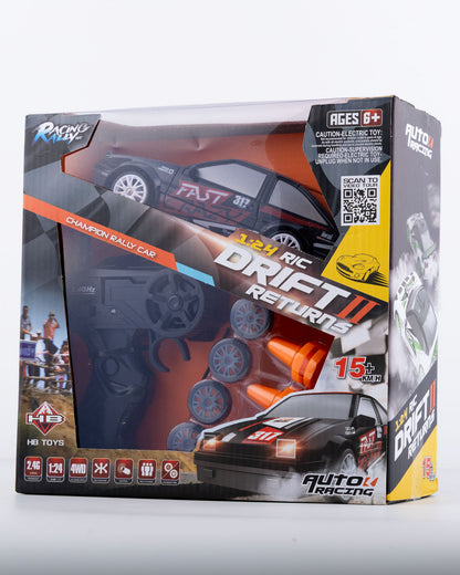 Black Racing Edition with Remote & Accessories Car 1:24 Scale - Ignition Prime