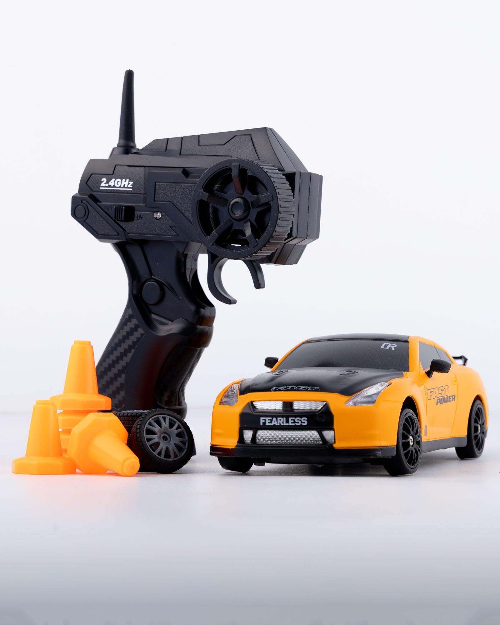 Fearless Orange Edition with Remote & Accessories Car 1:24 Scale - Ignition Prime
