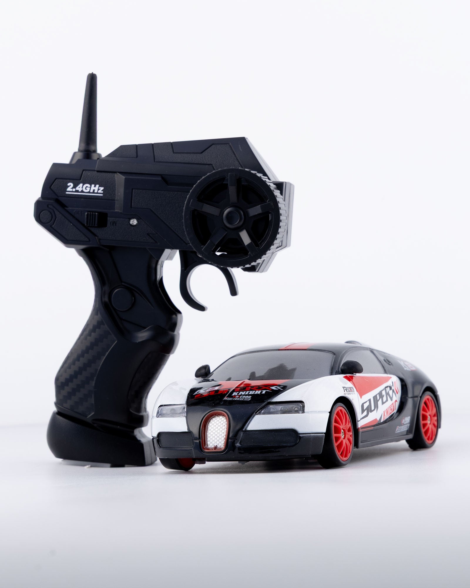 SuperX Bugatti Style with Remote & Accessories Car 1:24 Scale - Ignition Prime