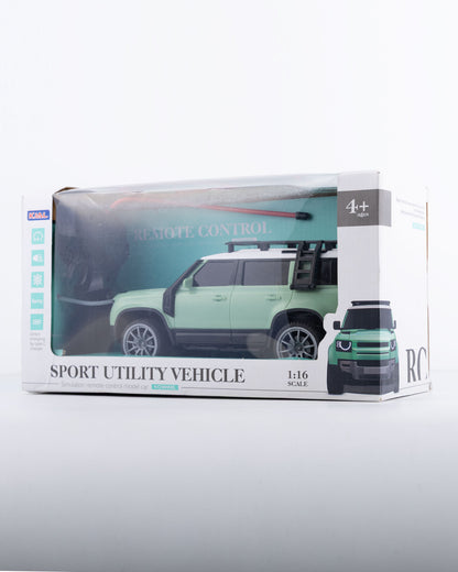 Land Rover Defender with Remote & Accessories Car 1:24 Scale - Ignition Prime
