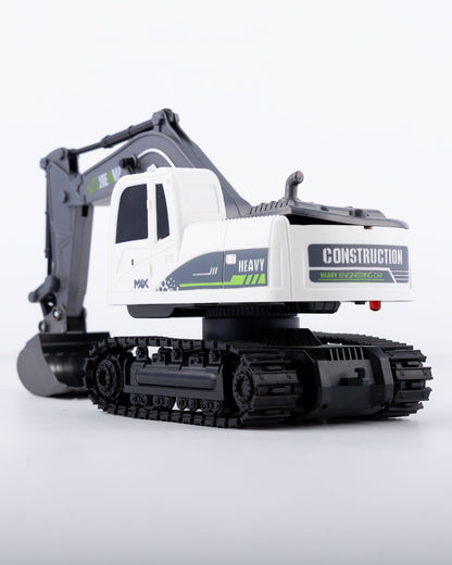 RC Heavy Construction Excavator with Remote & Accessories Car 1:18 Scale - Ignition Prime
